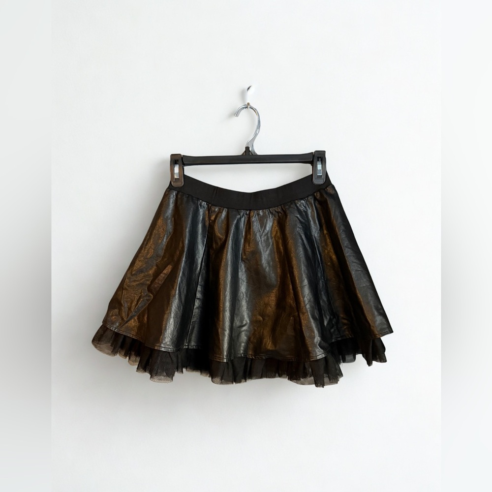 Forever 21 Girls Faux Leather Skirt